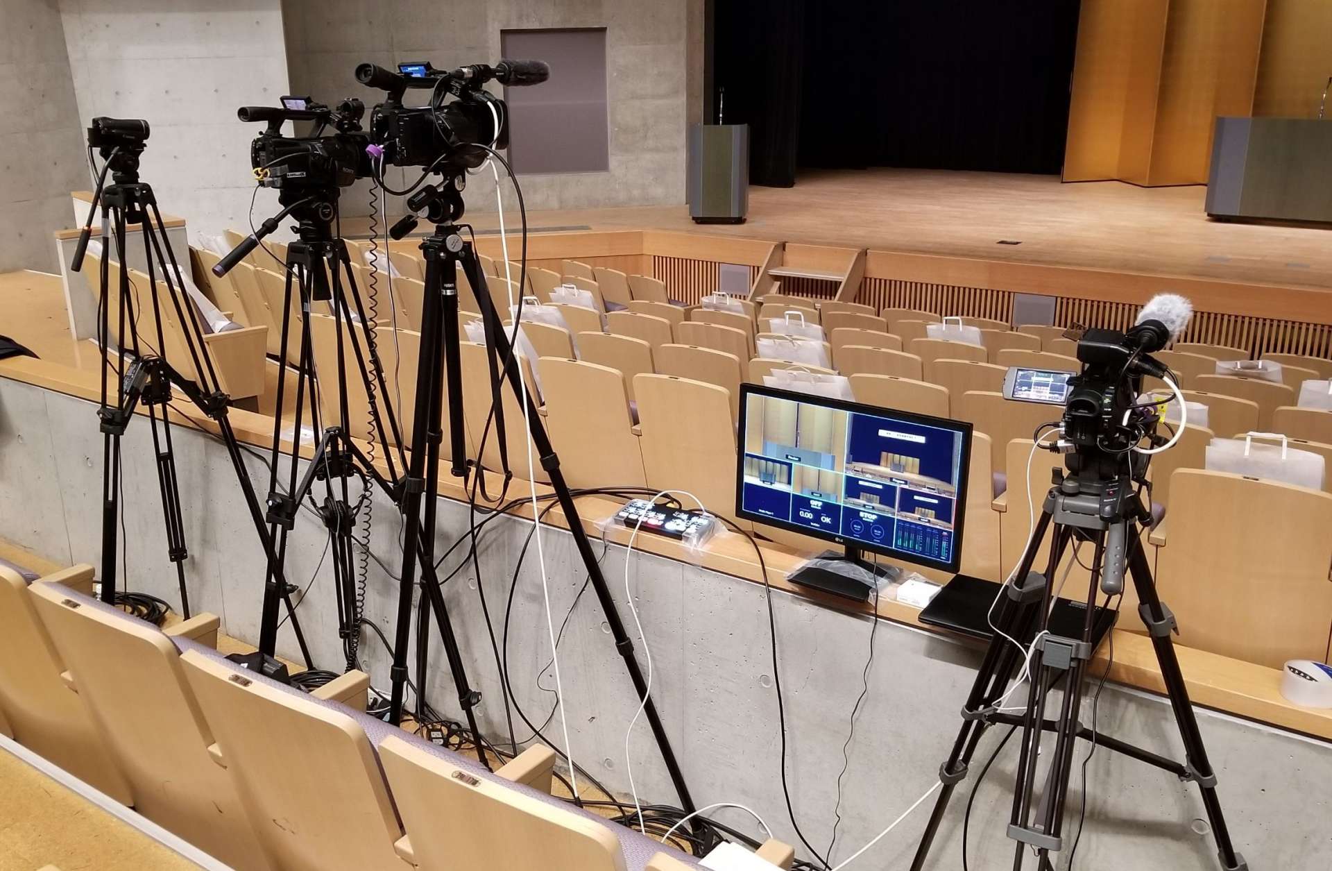 マルチカメラによる映像収録を行っております part2